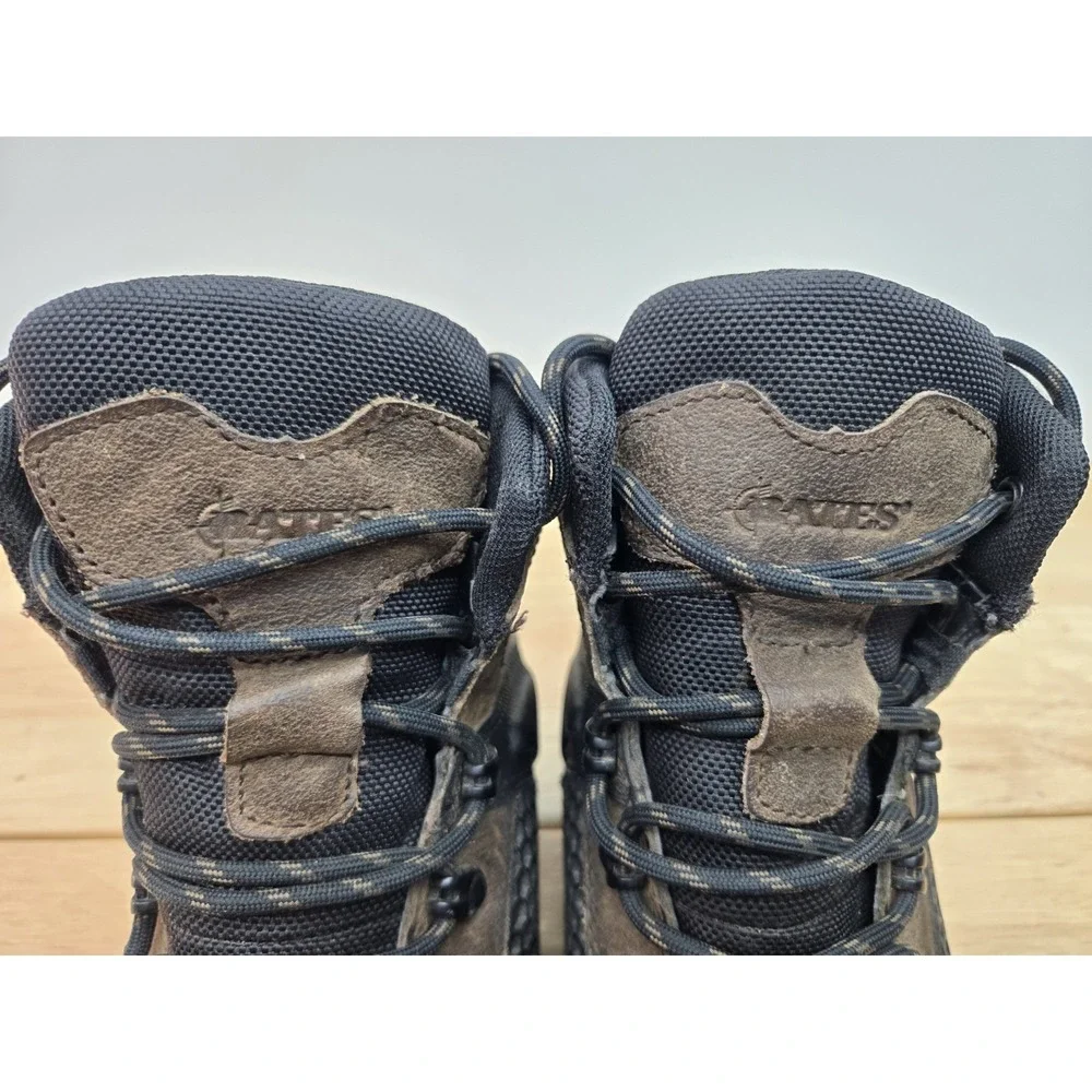Men's Bates Shock FX Mid Cut Tactical Boot Size‎ 10 E07011 Brown Leather